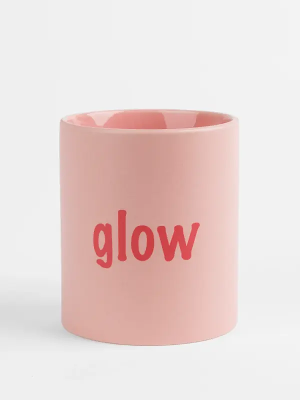 Rosa Keramiktasse – Glow