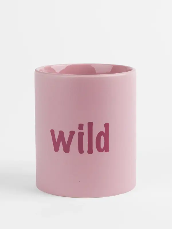 Lila Keramiktasse – Wild